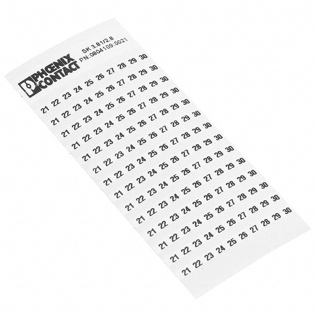 0804109:0021 Phoenix Contact  Terminal Block Marker Strips